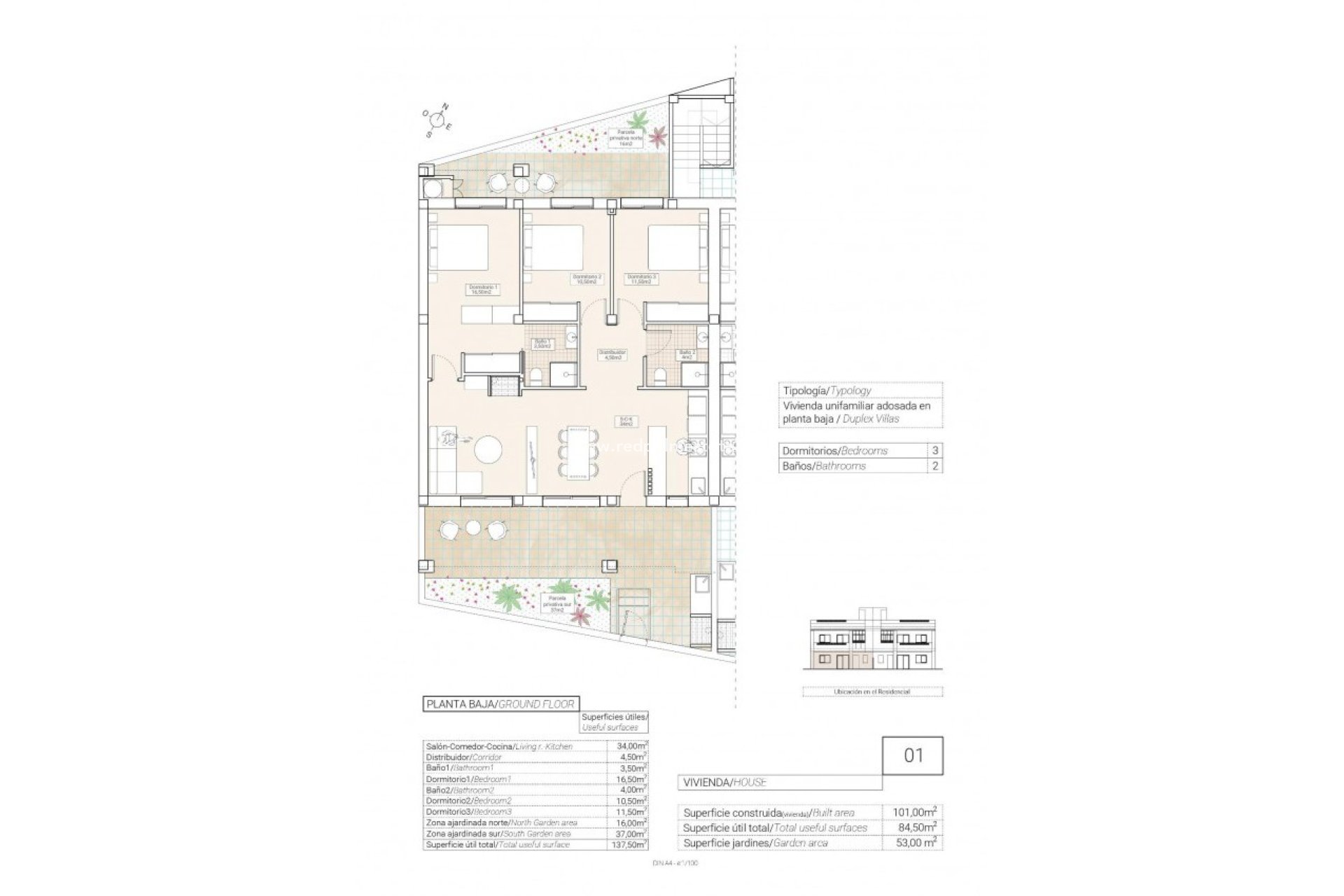 Obra nueva - Departamento -
Hondón de las Nieves - Canalosa