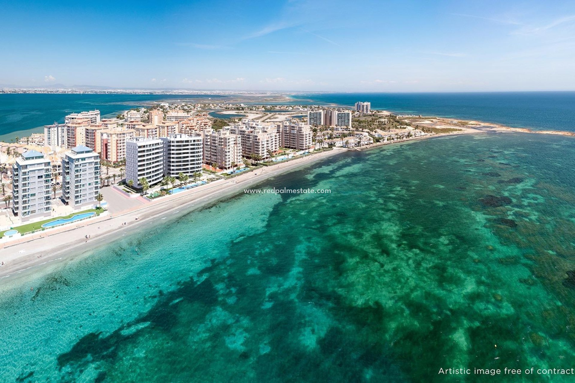 Obra nueva - Departamento -
La Manga - 1ª Linea Del Mar Mediterraneo