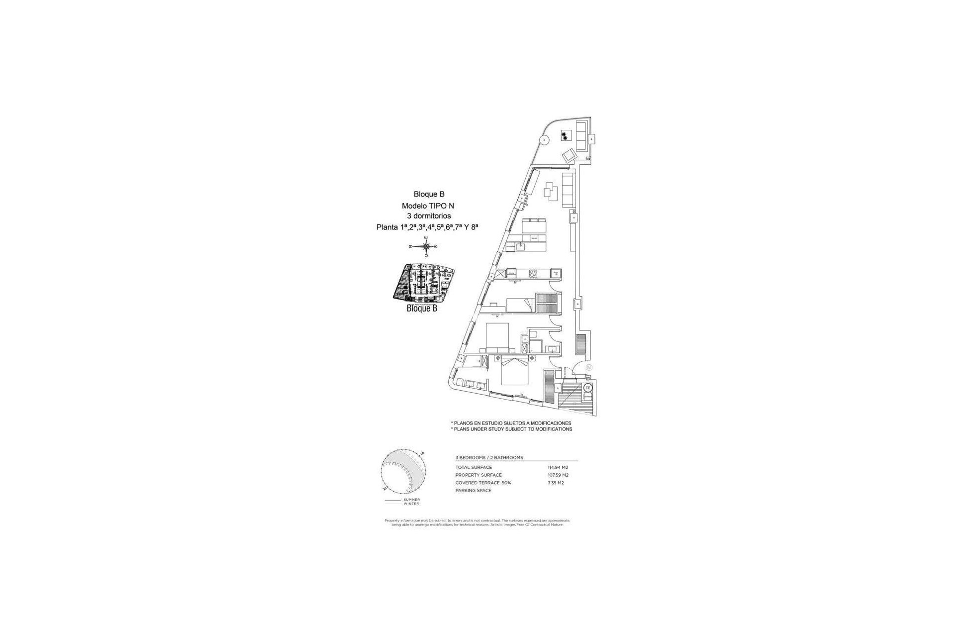 Obra nueva - Departamento -
La Manga - 1ª Linea Del Mar Mediterraneo