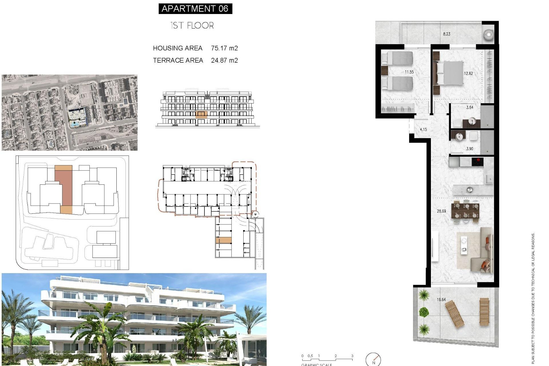 Obra nueva - Departamento -
Orihuela Costa - Lomas de Cabo Roig