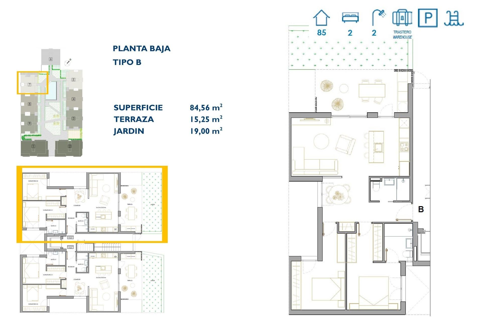 Obra nueva - Departamento -
San Pedro del Pinatar - Pueblo