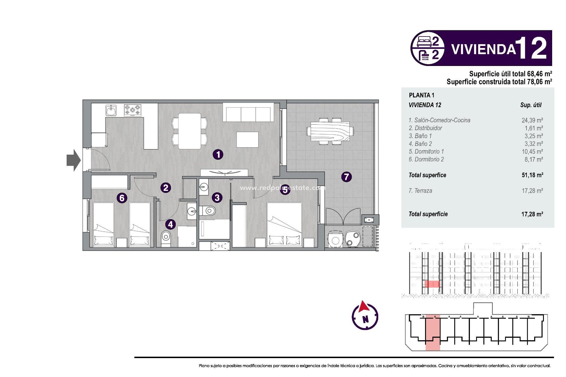 Obra nueva - Departamento -
Torrevieja - Torreblanca