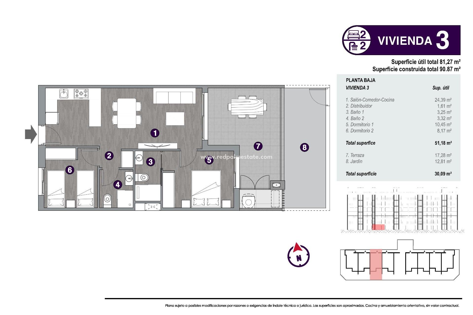 Obra nueva - Departamento -
Torrevieja - Torreblanca