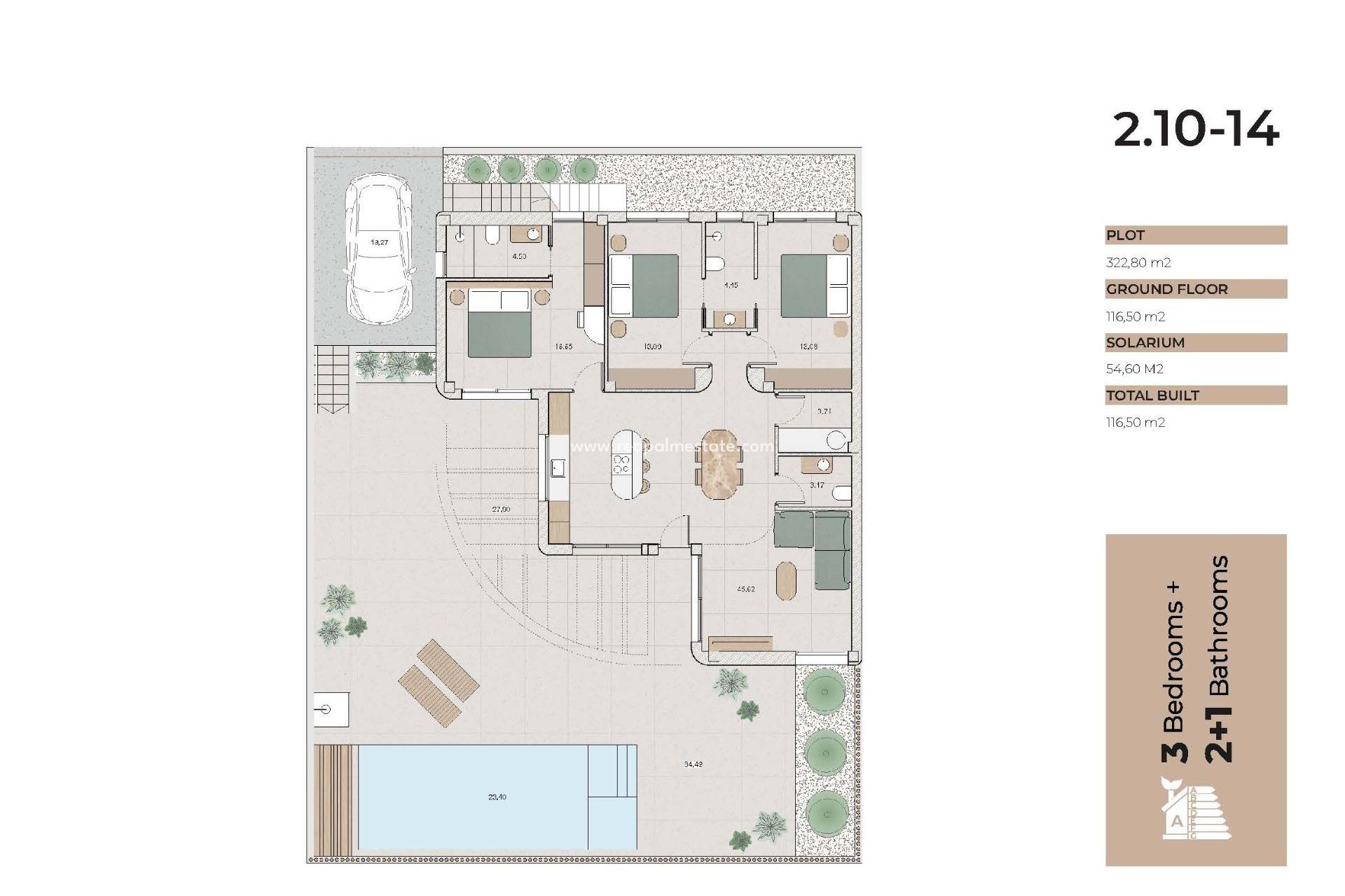 Obra nueva - Villa -
Algorfa - La Finca Golf
