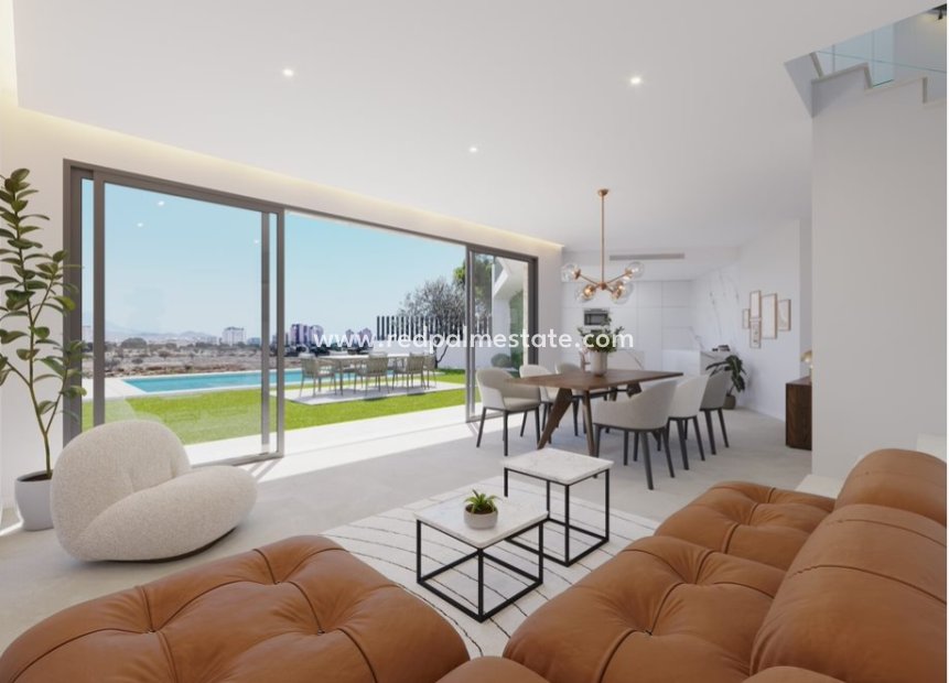 Obra nueva - Villa -
Alicante - San Juan