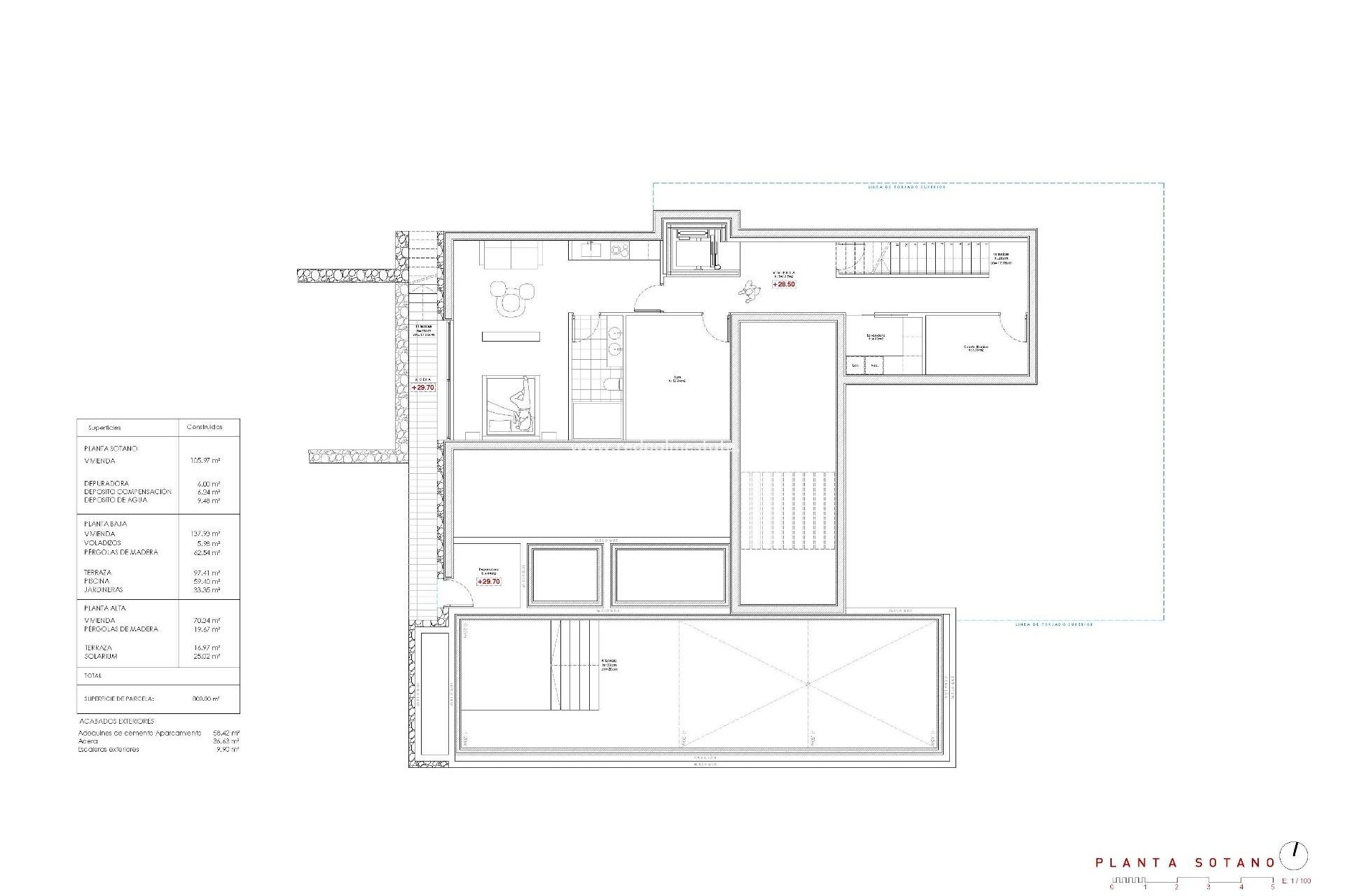 Obra nueva - Villa -
Benissa - Cala de la Fustera