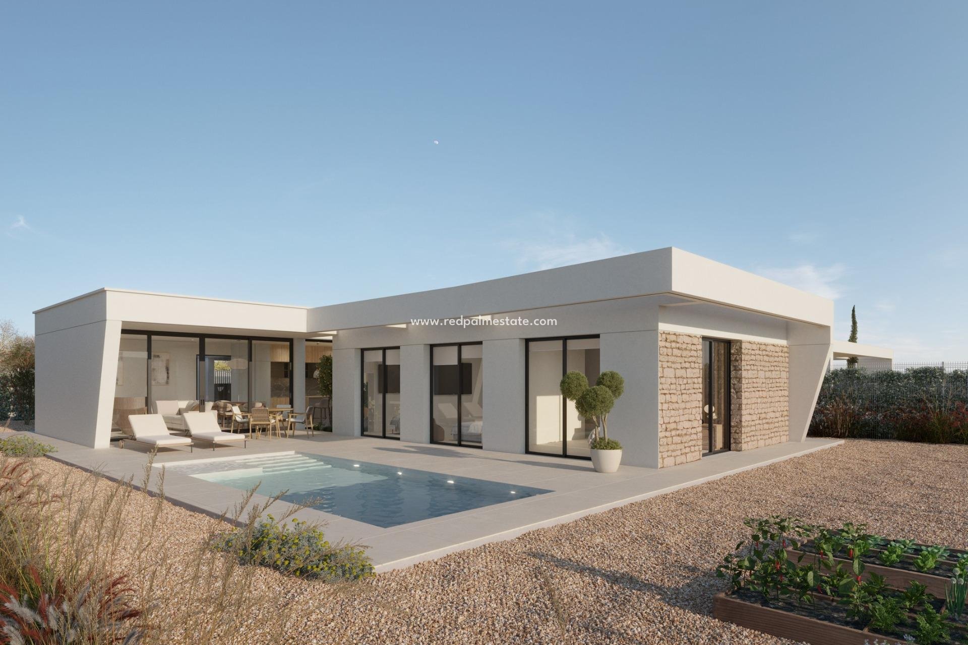 Obra nueva - Villa -
Fuente Álamo - Hacienda del Alamo