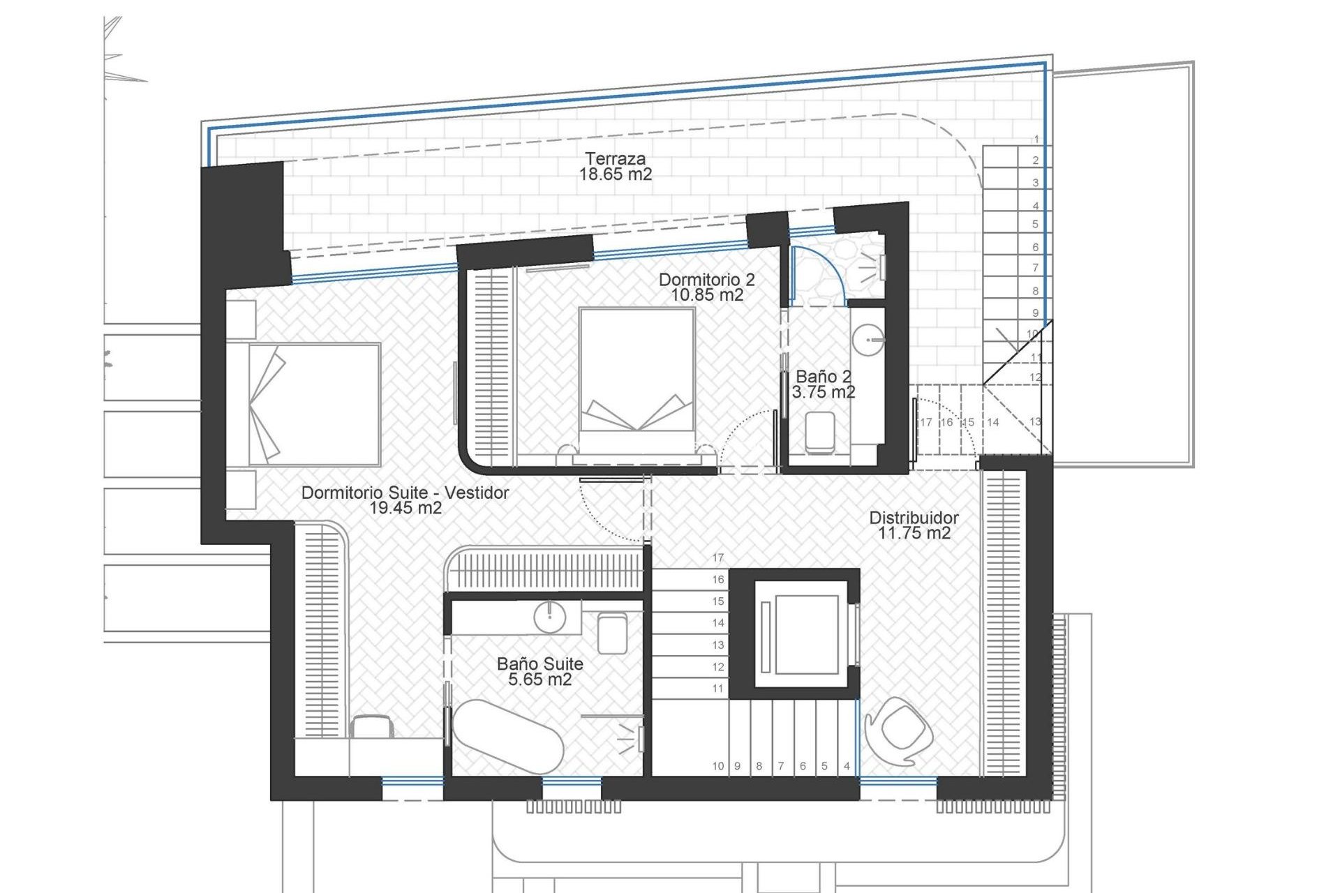 Obra nueva - Villa -
La Manga - Cala Flores