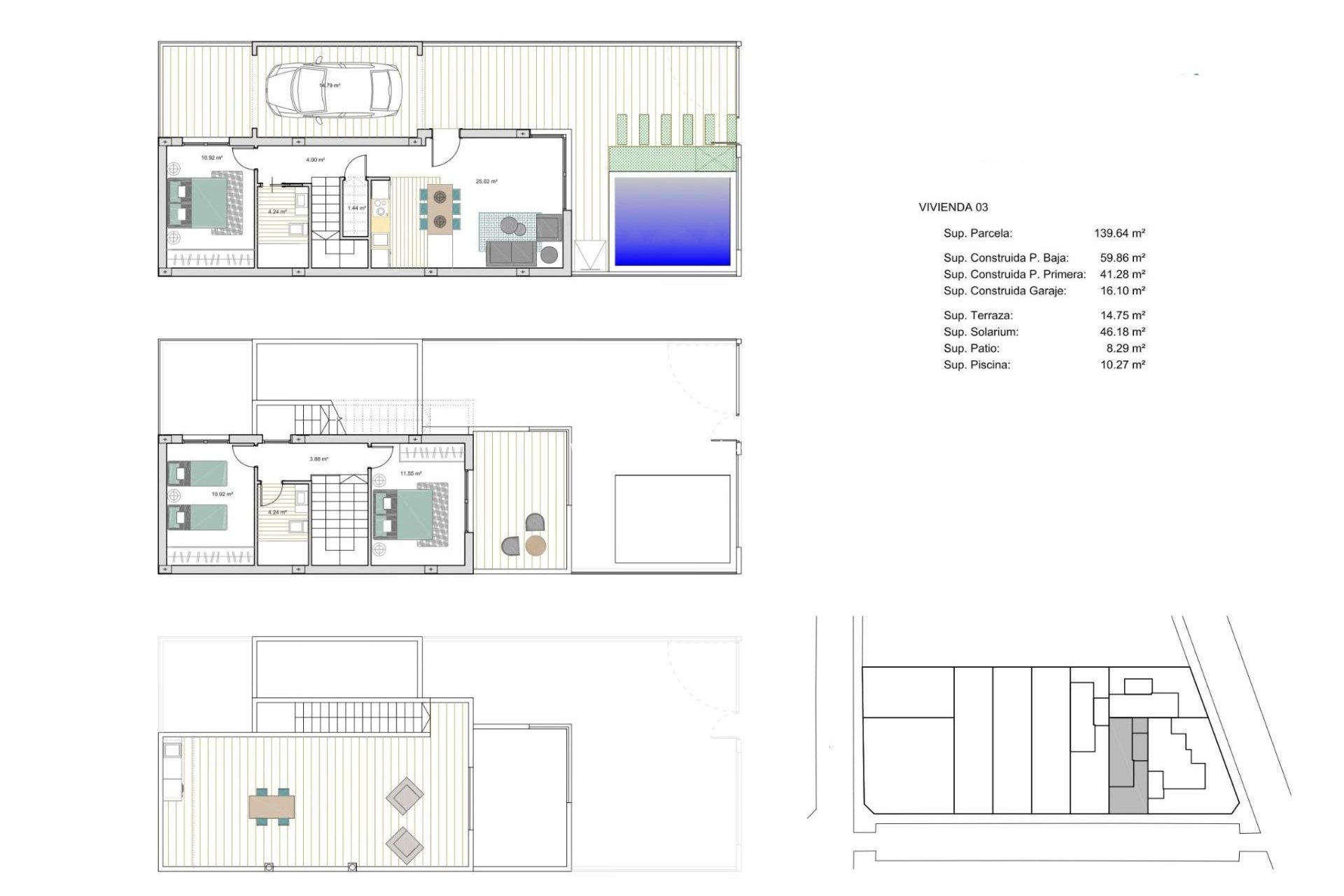 Obra nueva - Villa -
Los Alczares - La Concha