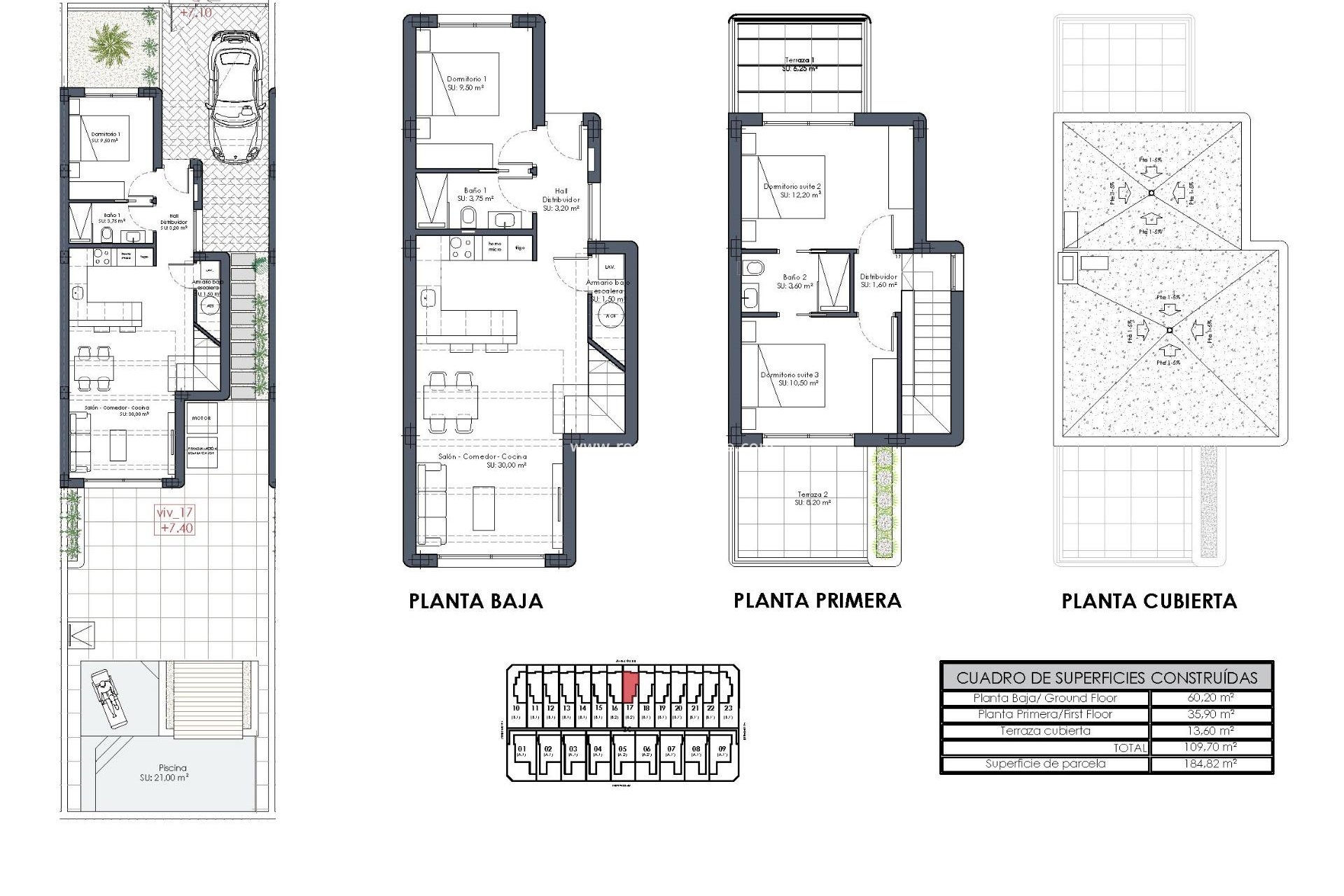 Obra nueva - Villa -
Los Alczares - Serena Golf