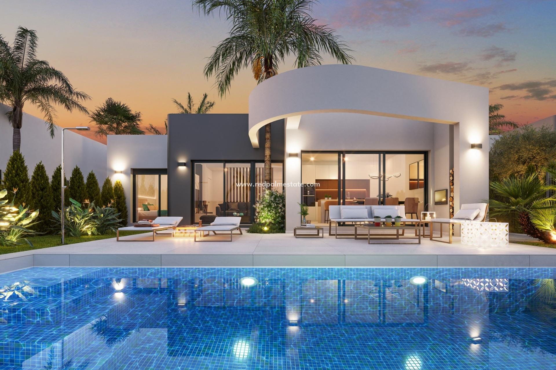 Obra nueva - Villa -
Los Alczares - Serena Golf