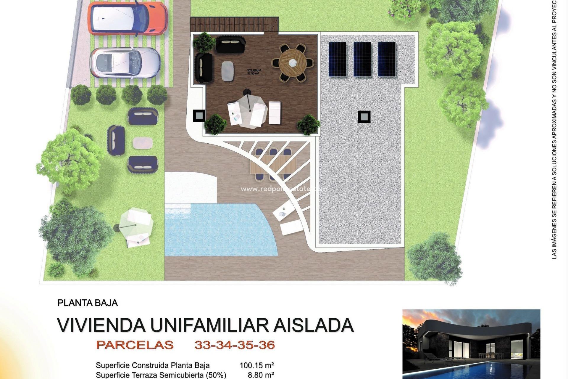 Obra nueva - Villa -
Los Montesinos - La Herada