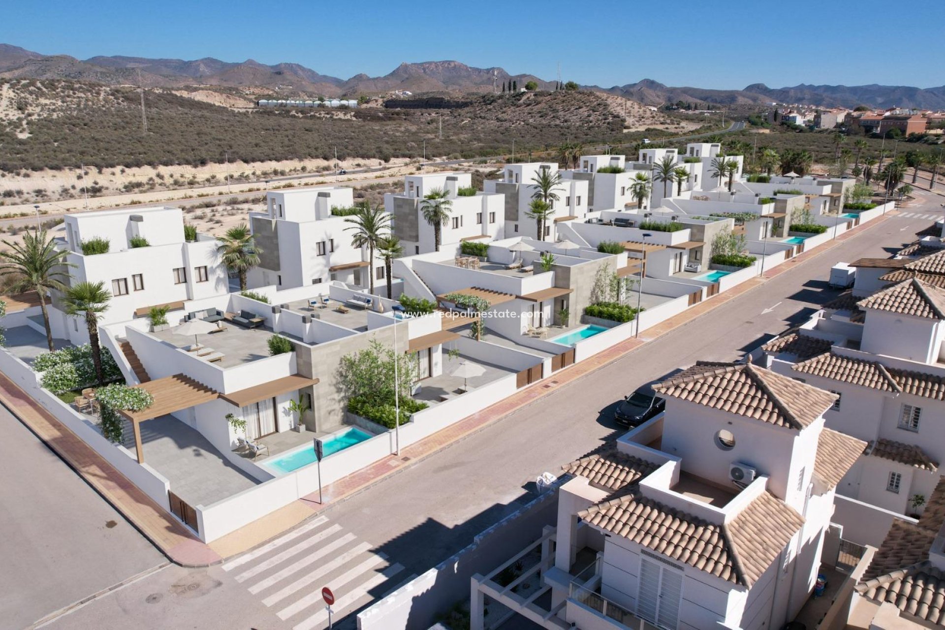 Obra nueva - Villa -
Mazarron - Caleñares