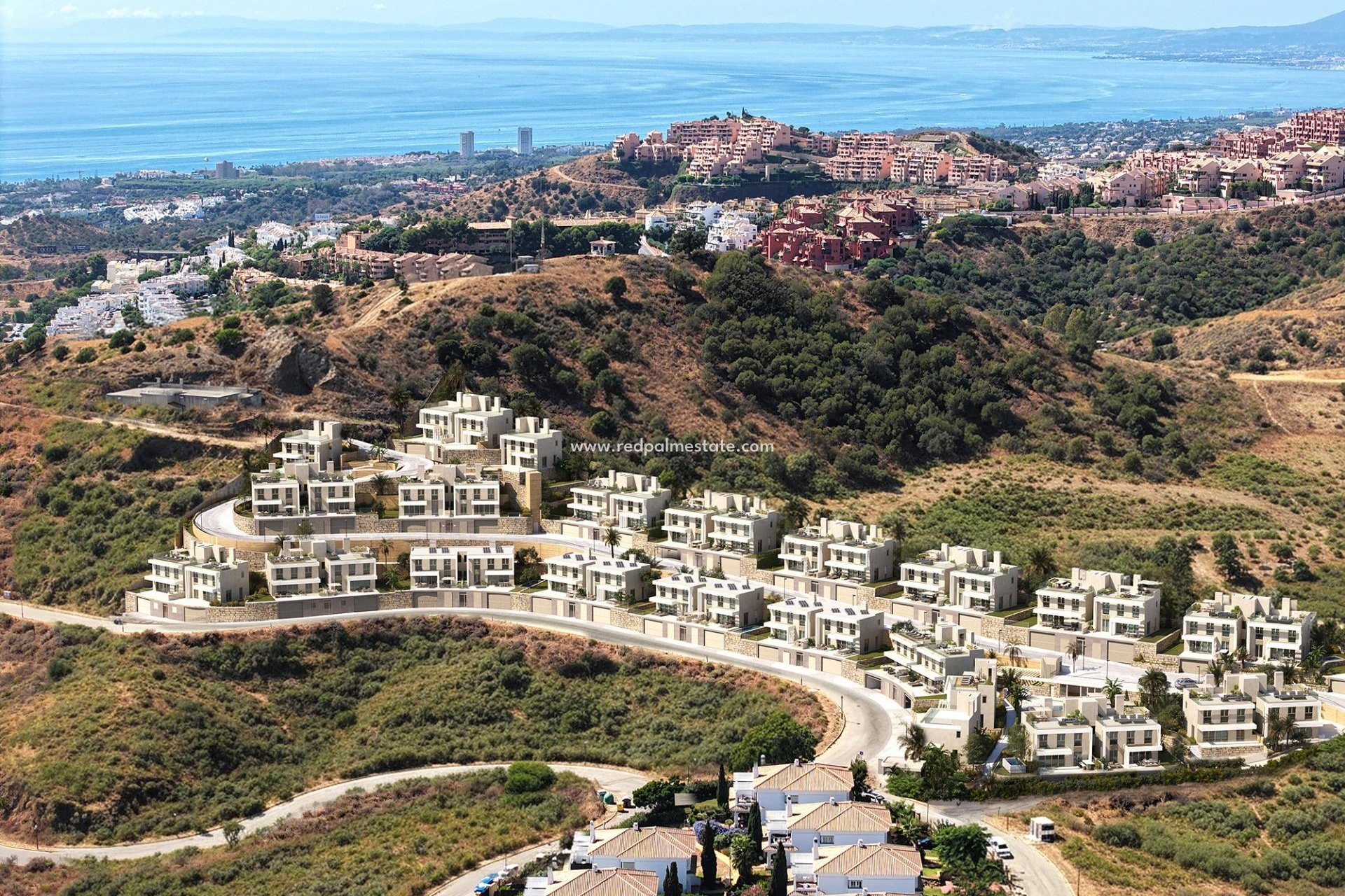 Obra nueva - Villa -
Mijas - Calanova Golf