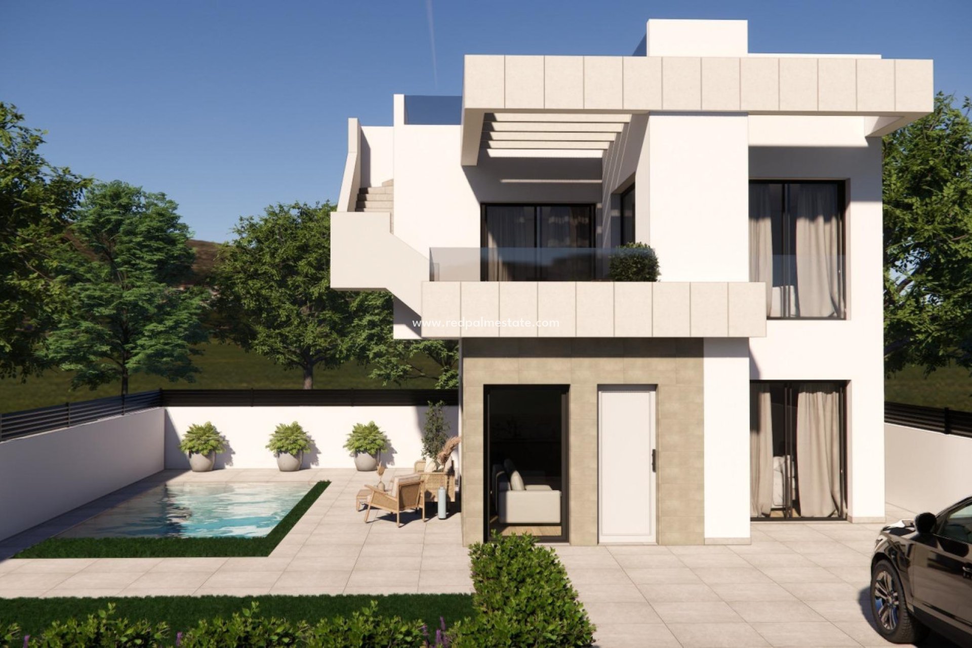 Obra nueva - Villa -
Montesinos - La Herada