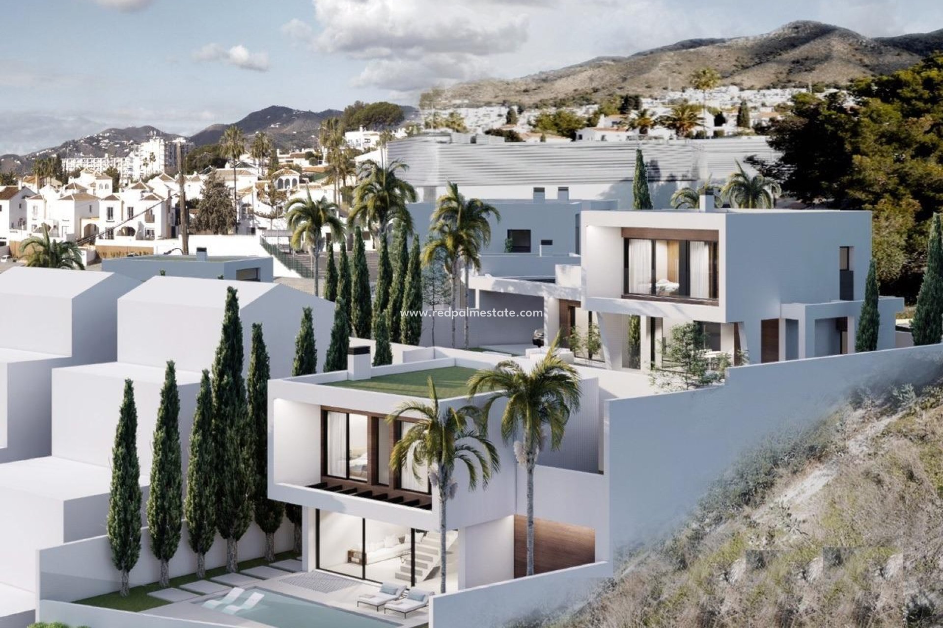 Obra nueva - Villa -
Nerja - Los Arcos