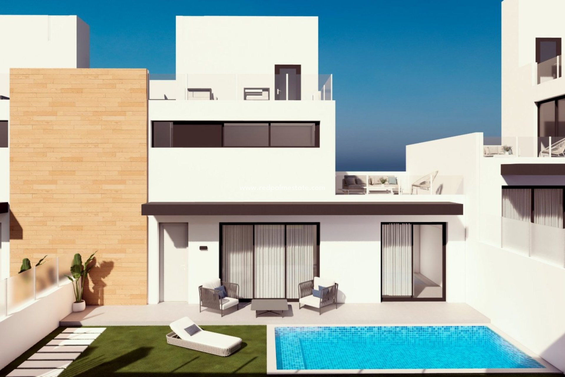 Obra nueva - Villa -
Orihuela Costa - Las Filipinas