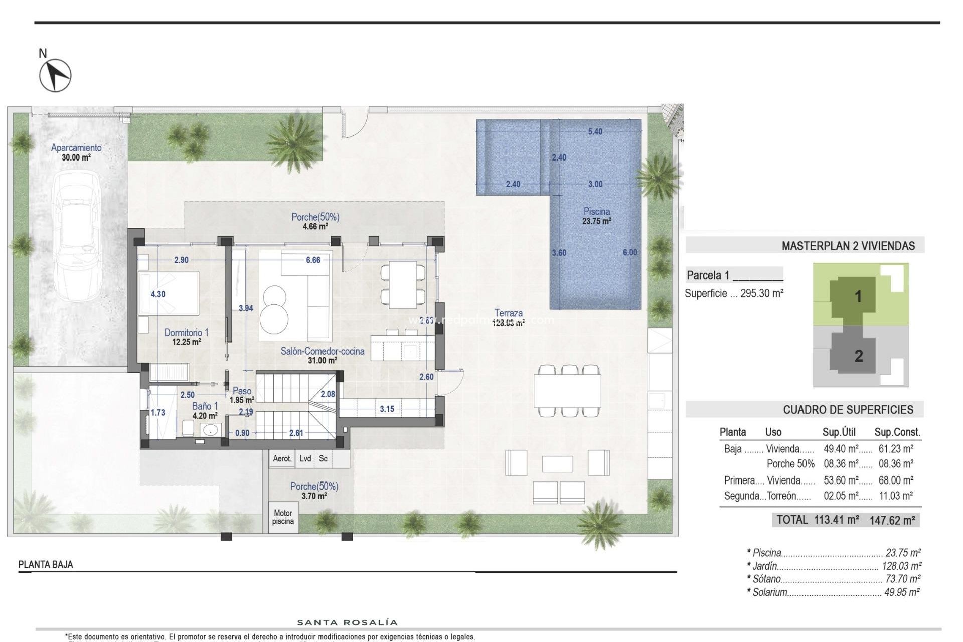 Obra nueva - Villa -
Torre Pacheco - Santa Rosalia