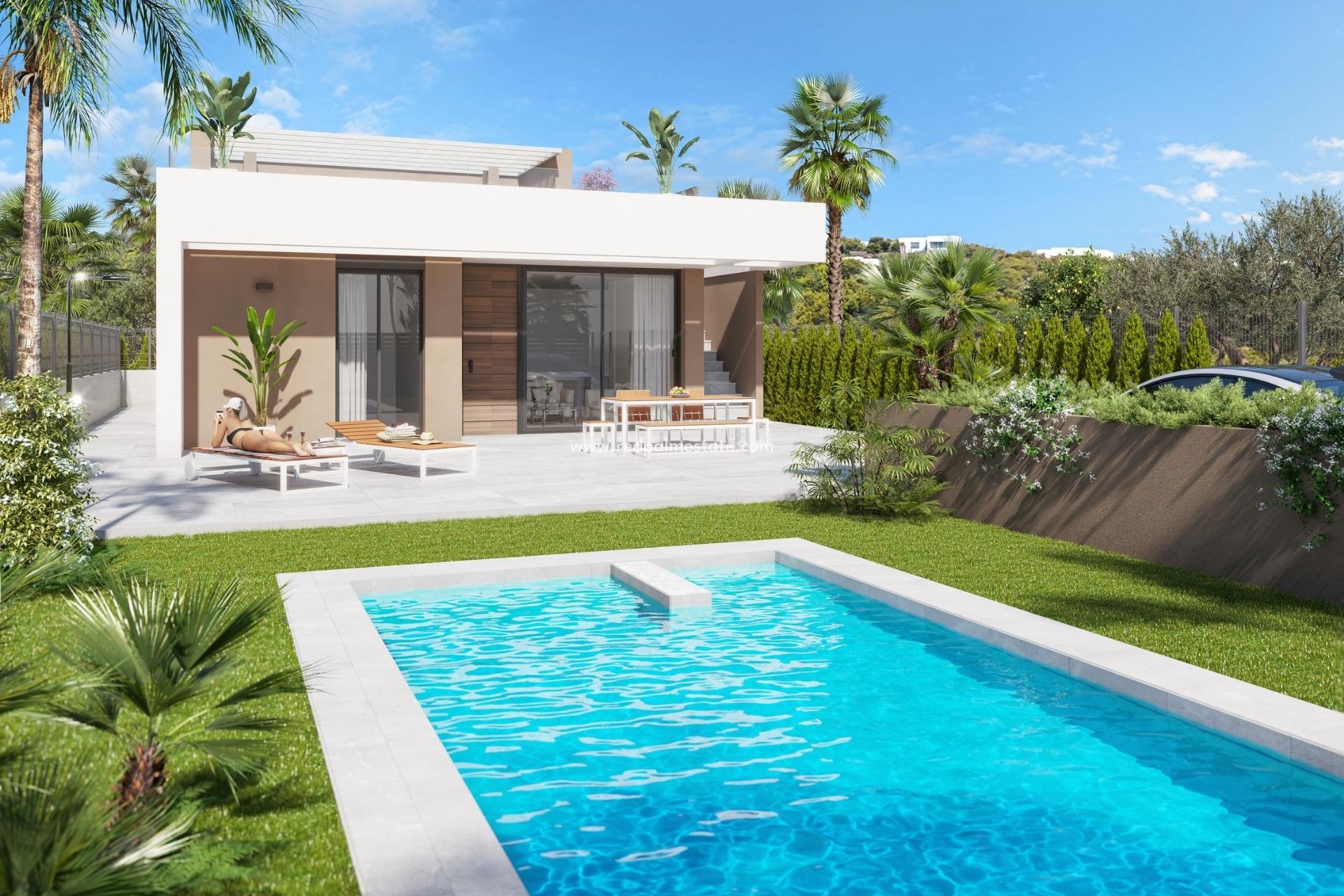 Obra nueva - Villa -
Vera Playa - Pueblo Salinas