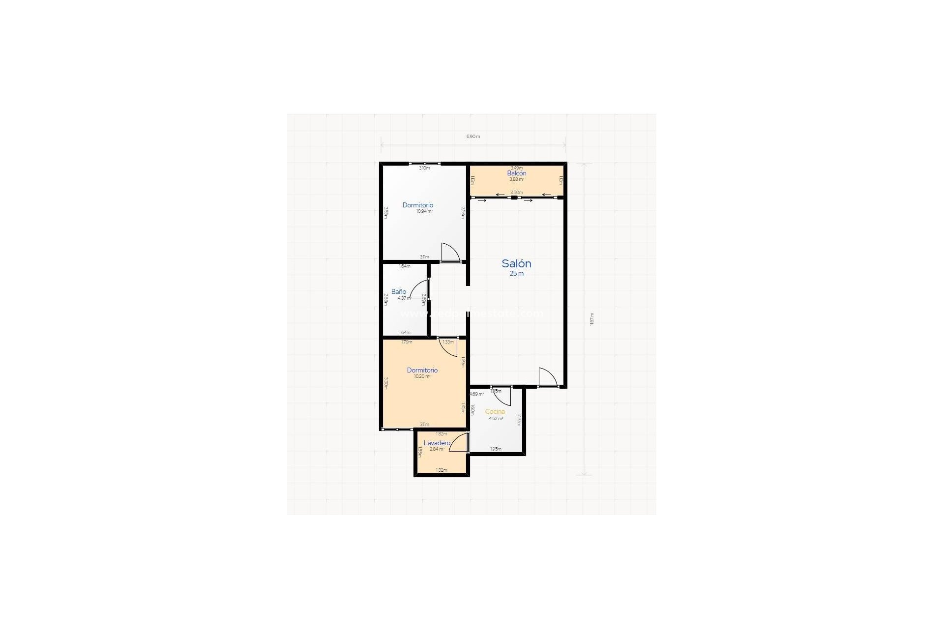 Resale - Apartment -
Torrevieja - La Mata
