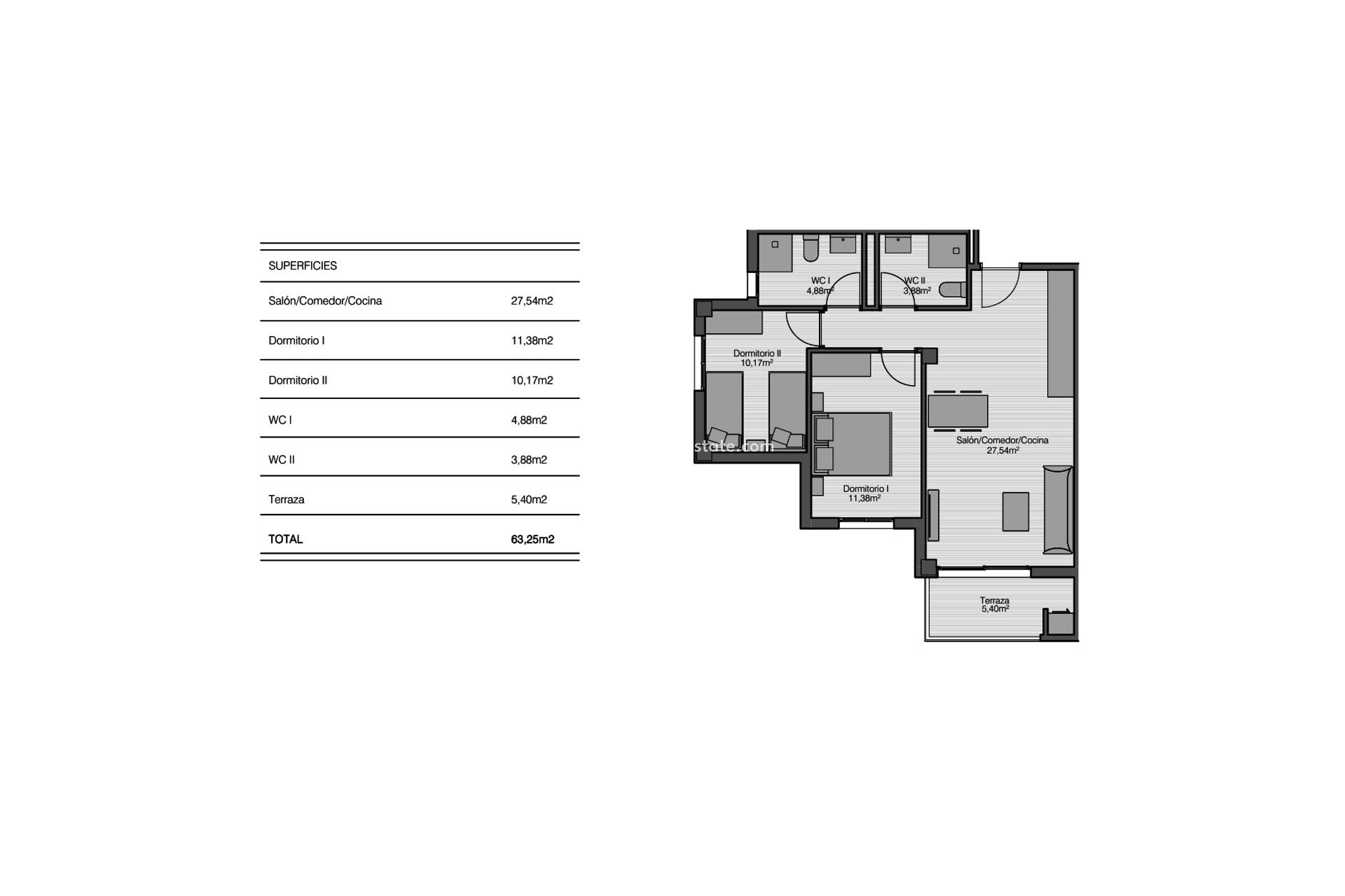 Resale - Apartments -
San Miguel de Salinas - Inland