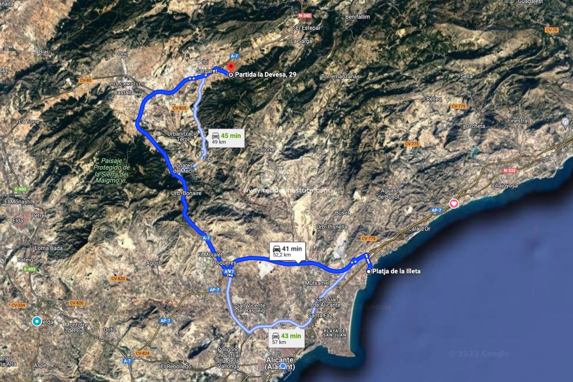 Resale - Plot -
Ibi - Costa Blanca