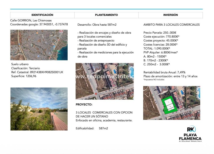 Resale - Plot -
Orihuela Costa - La Florida