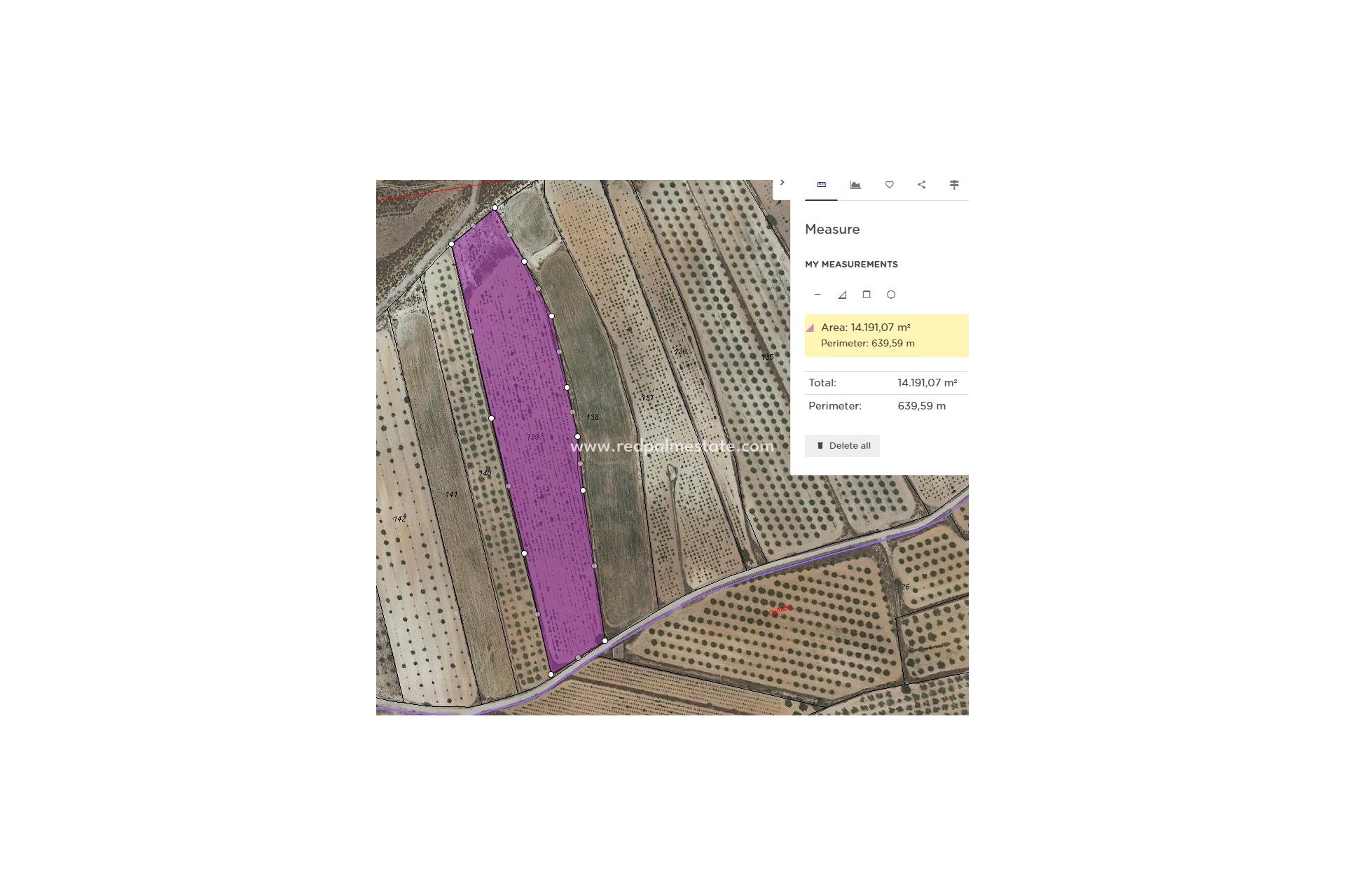 Resale - Plot -
Pinoso - Inland