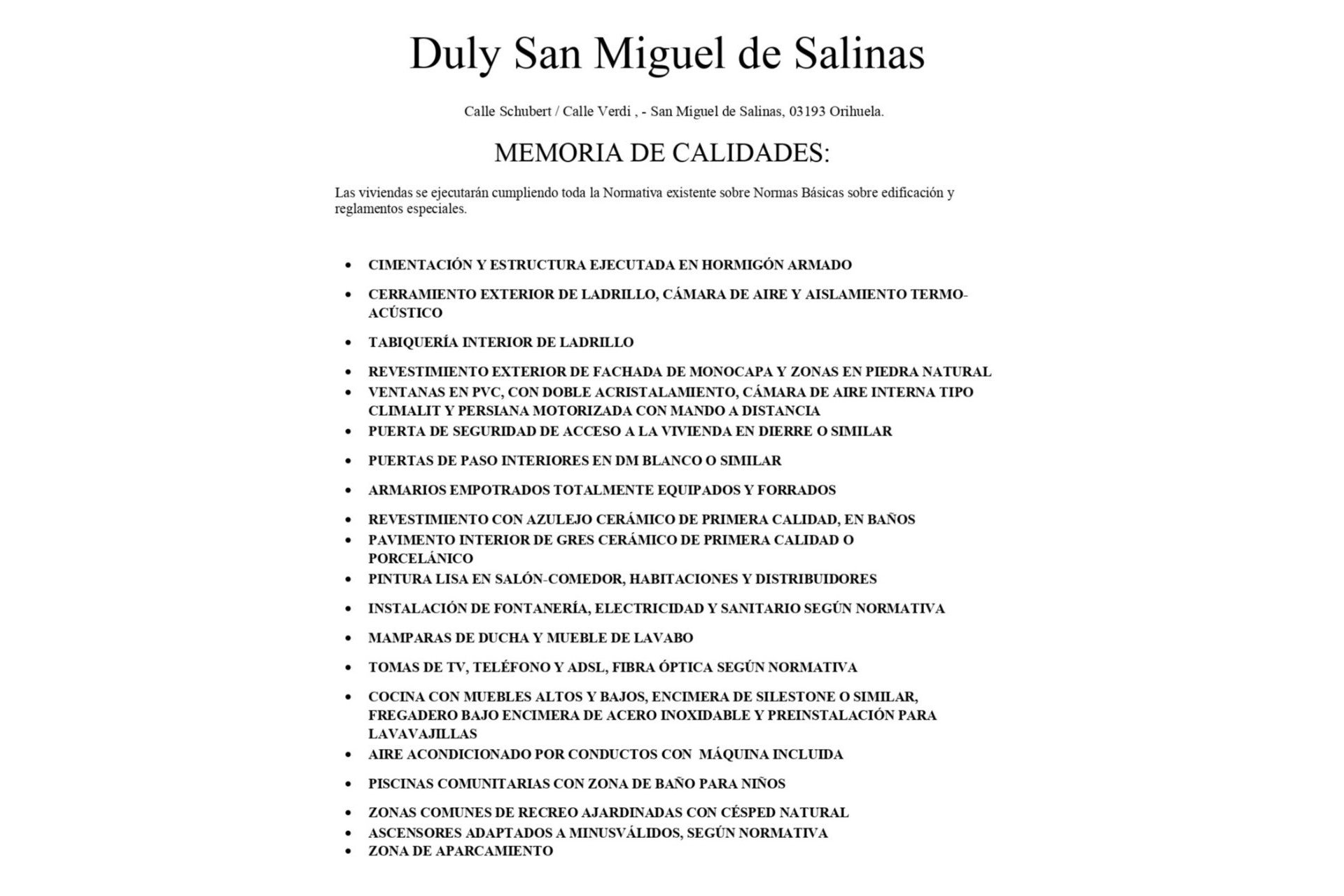 Reventa - Apartamento -
San Miguel de Salinas