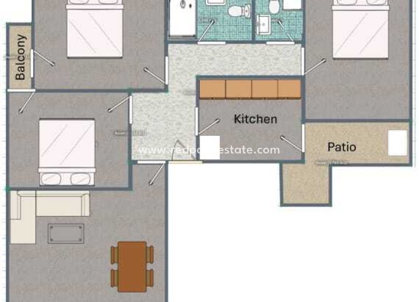 Reventa - Apartamento -
Torrevieja - Centro Torrevieja