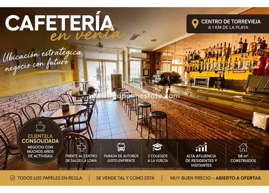 Reventa - Negocio -
Torrevieja - Center Torrevieja
