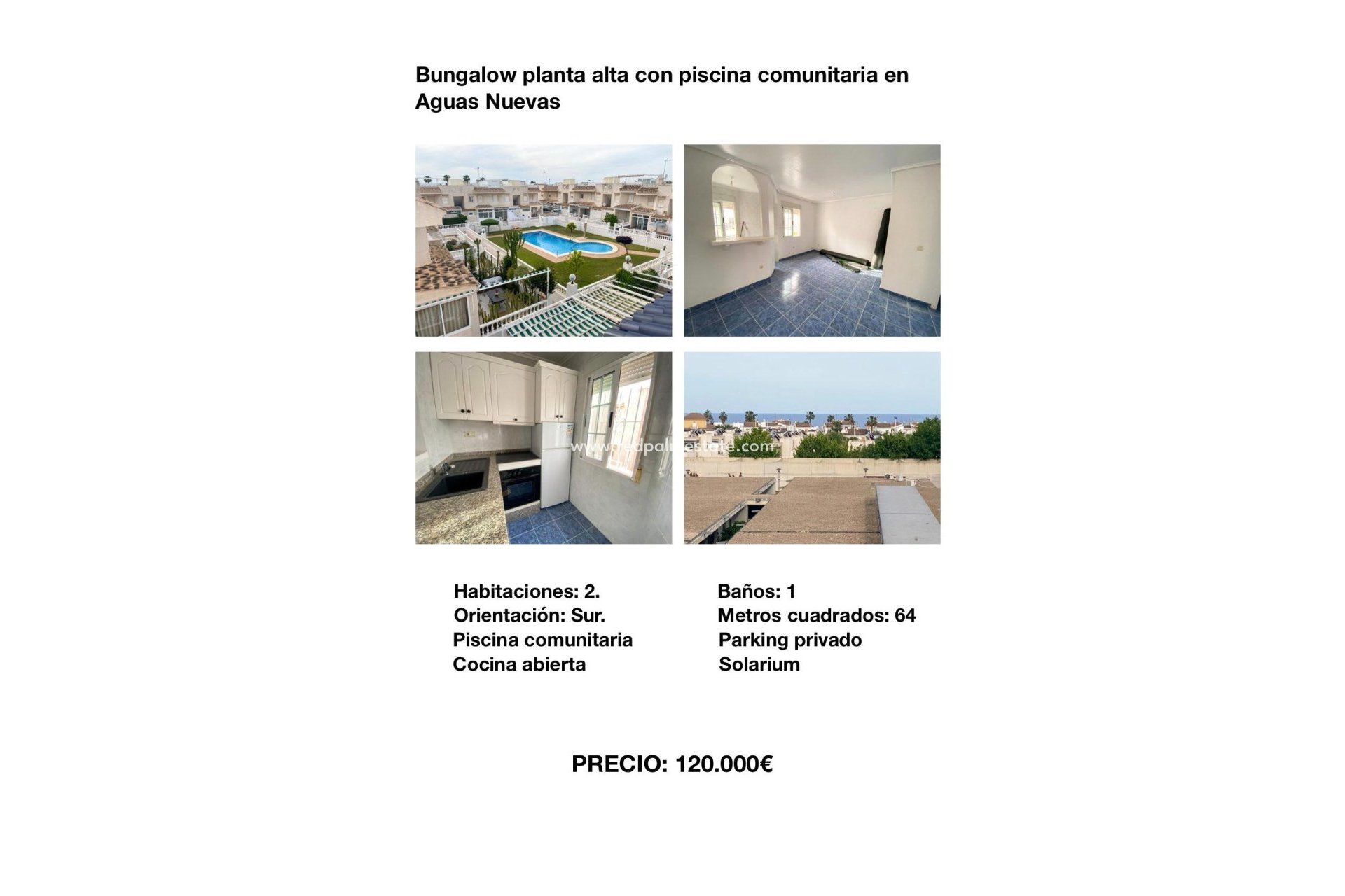 Revente - Bungalow -
Torrevieja - Sector 25