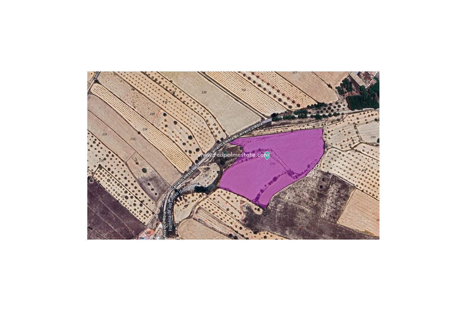 Revente - Parcelle -
Casas del Senor - Inland