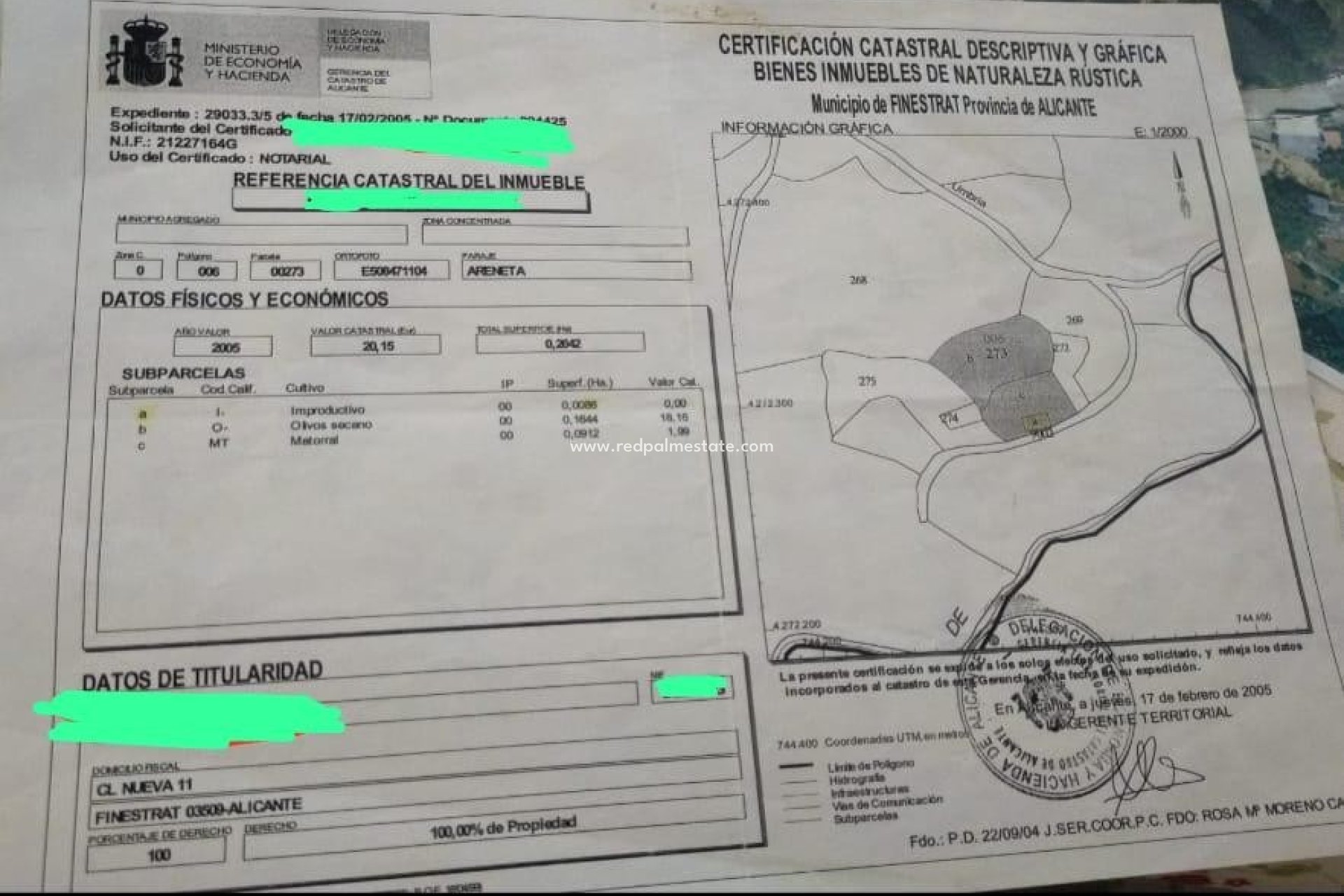 Revente - Parcelle -
Finestrat - Costa Blanca