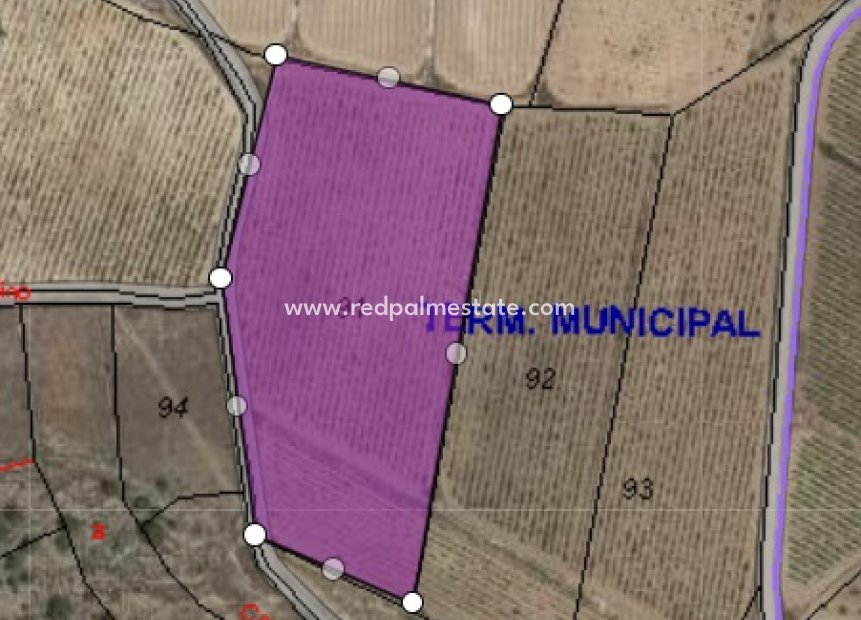 Revente - Parcelle -
Monóvar/Monóver - Inland