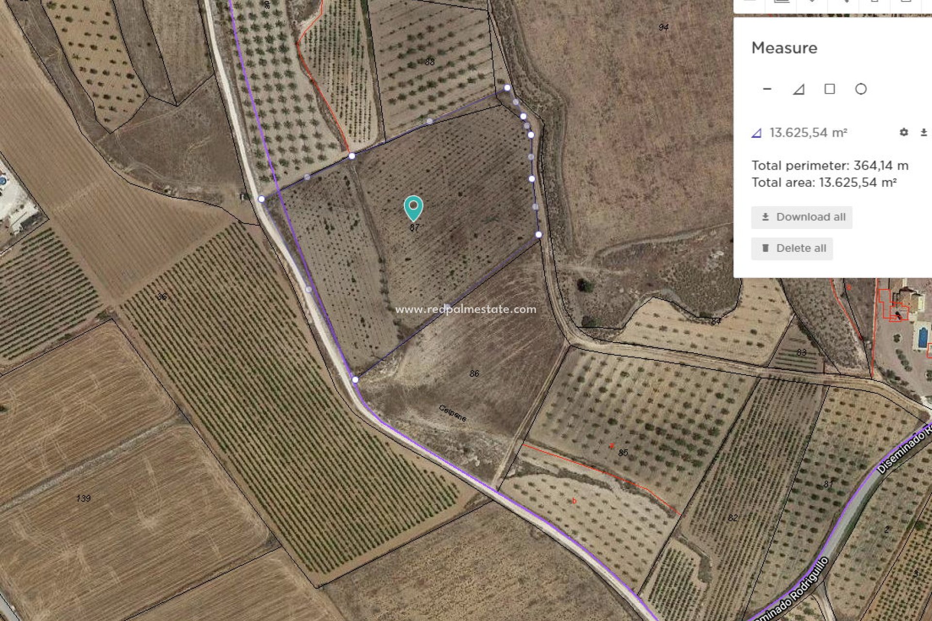 Revente - Parcelle -
Pinoso - Inland