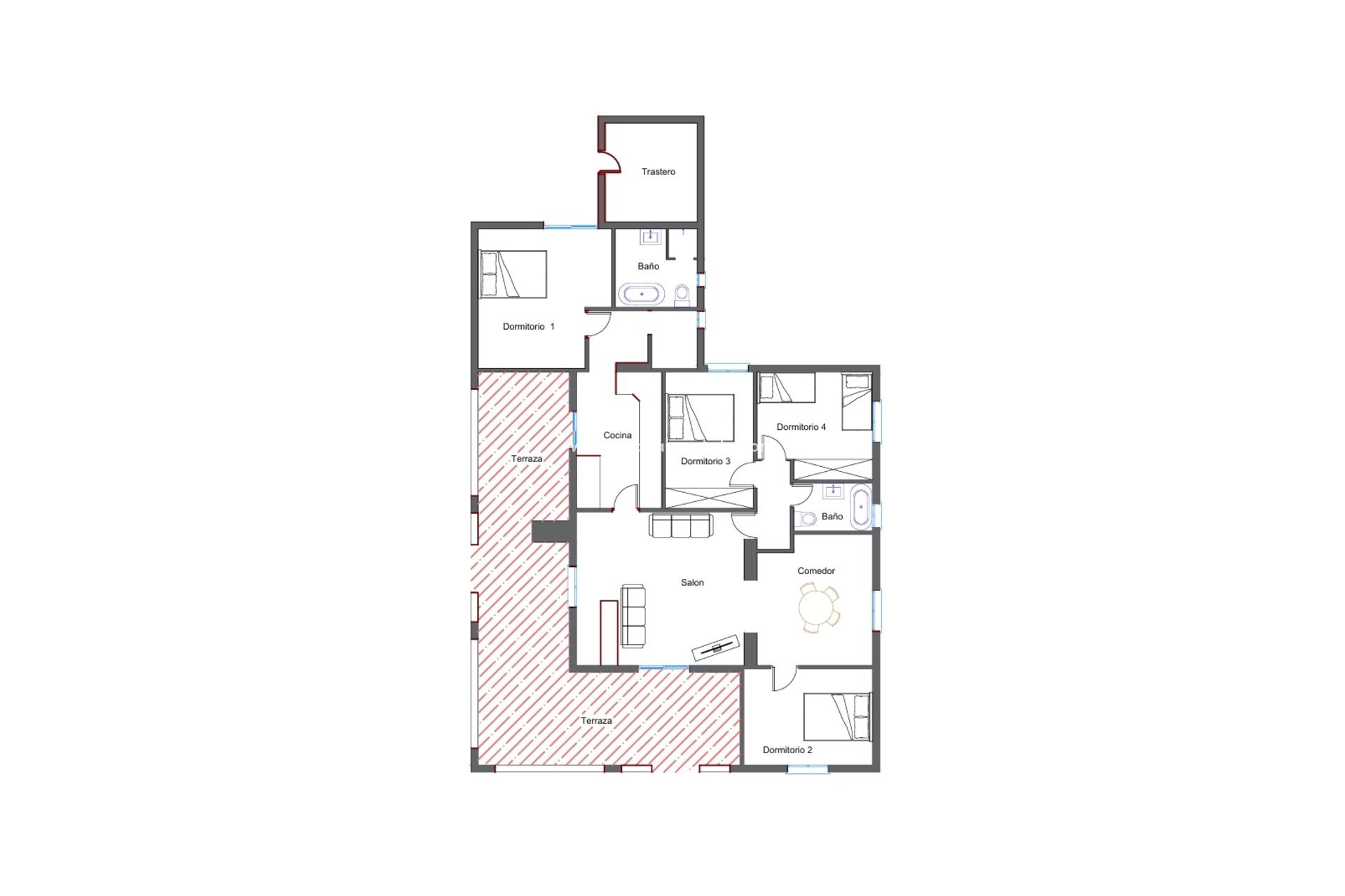 Revente - Villa -
Torrevieja - Los balcones