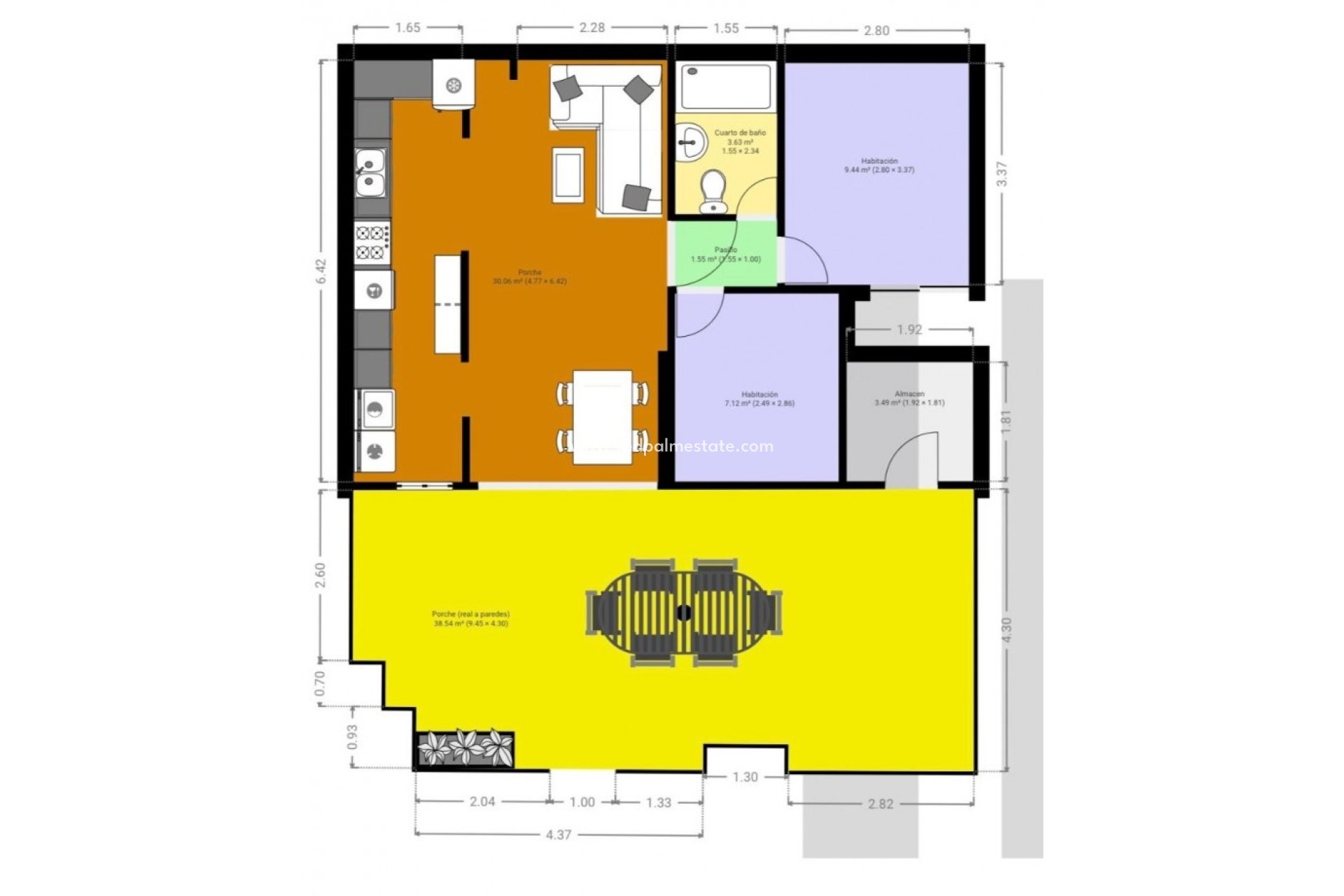 Videresalg - Bungalow -
Orihuela Costa - Cabo Roig