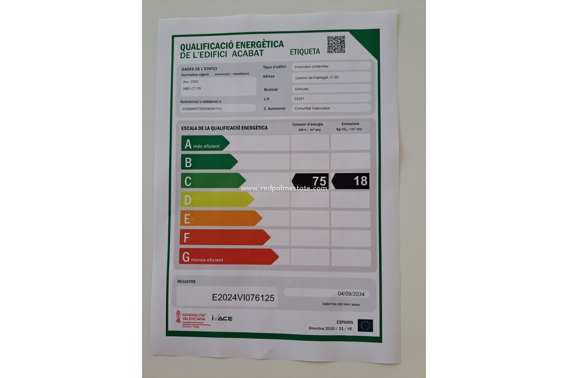 Videresalg - Finca / Landeiendom -
Orihuela Costa - Inland