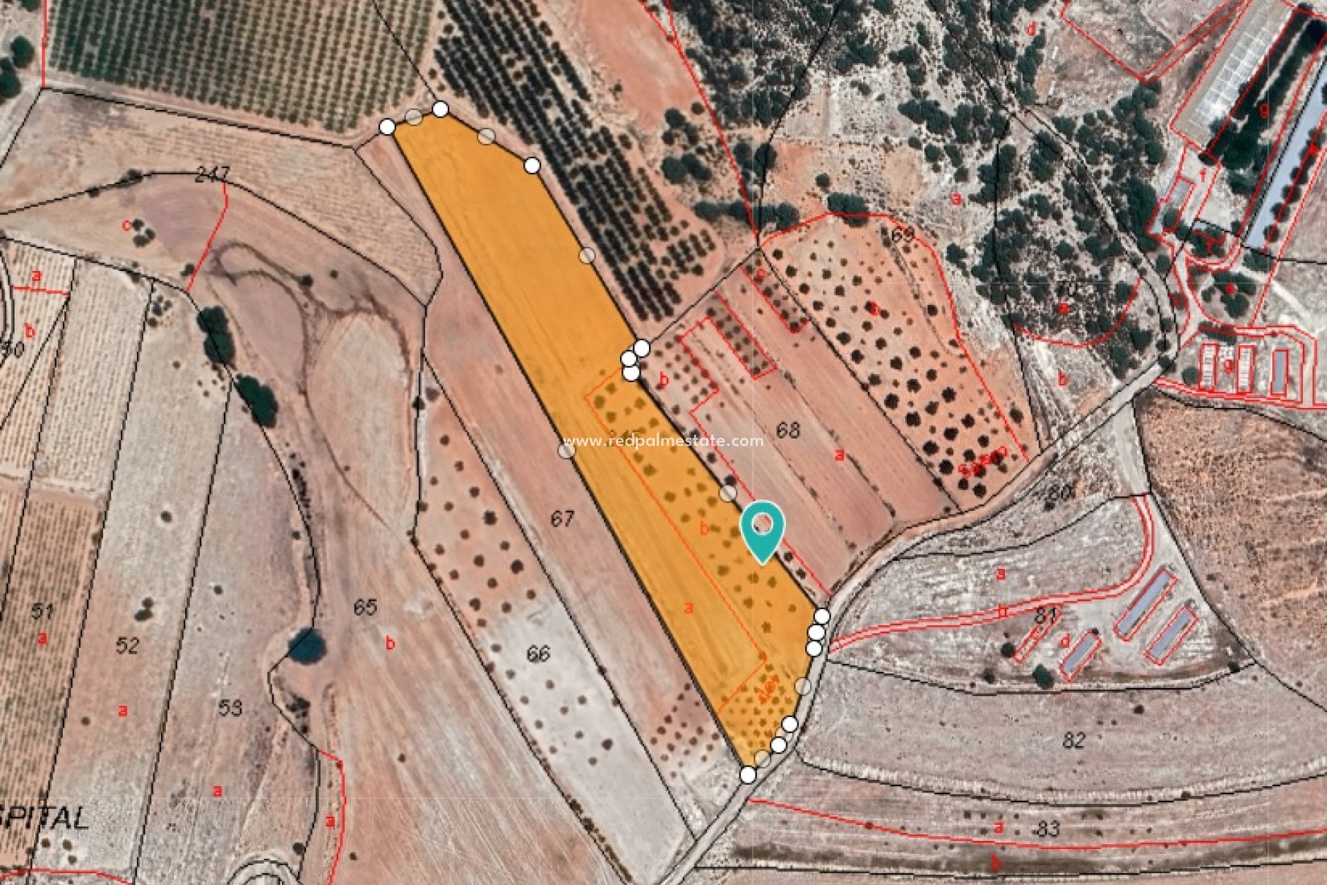 Videresalg - Plott -
Monóvar/Monóver - Inland