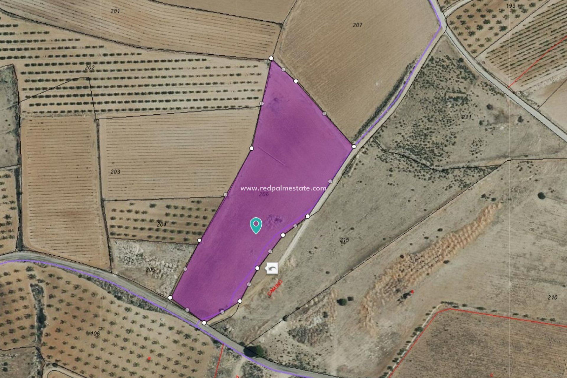 Videresalg - Plott -
Pinoso - Inland