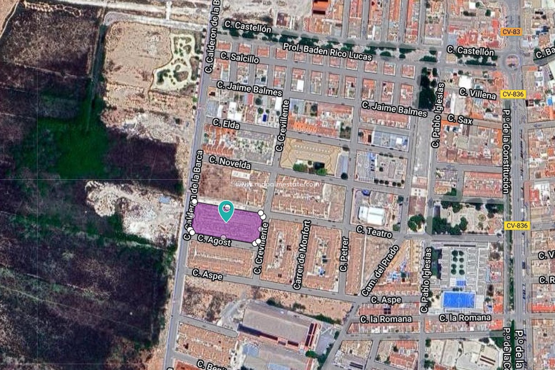 Videresalg - Plott -
Pinoso - Inland